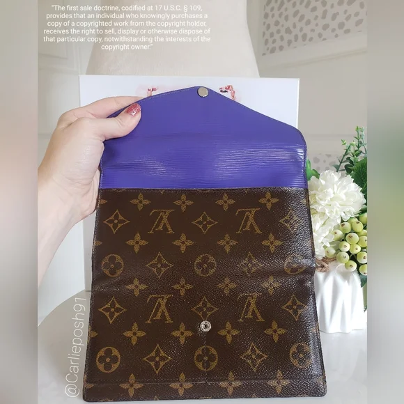 *SOLD* Authentic Pre-owned Louis Vuitton Marie Lou Monogram Epi Wallet - Picture 7 of 13